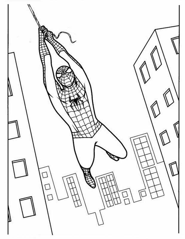 Spiderman Kolorowanki Do Druku Obrazki Do Kolorowania Wydruku Spiderman